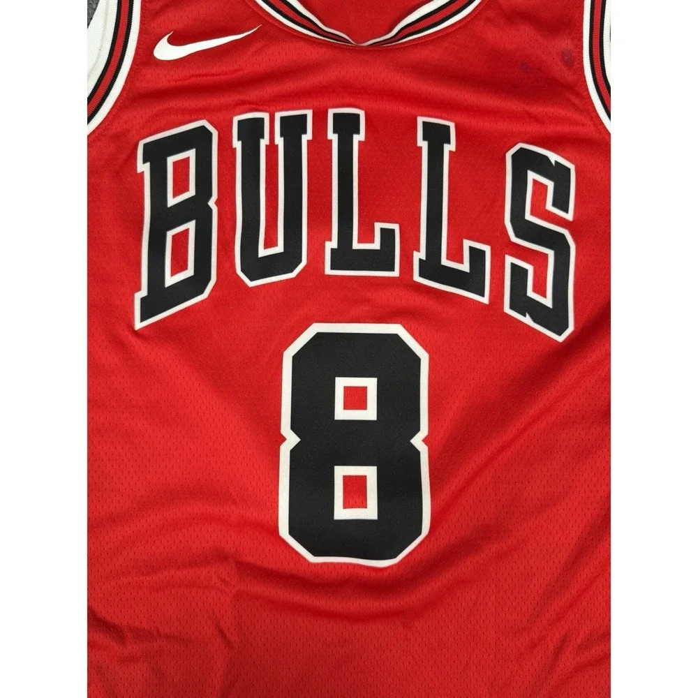 Nike NBA Chicago Bulls Zach LaVine #8 Swingman Jersey Red Mens Large 48
